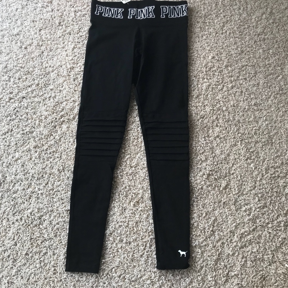 Victoria Secret Pink Moto Leggings